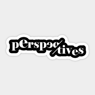 Different Perspectives Sticker